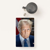 Donald Trump 2025 Amerikaans President Badge (Voorkant met intrekbare)