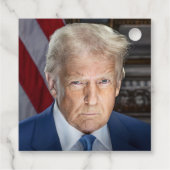 Donald Trump 2025 Amerikaans President Bedankjes Labels (Achterkant)