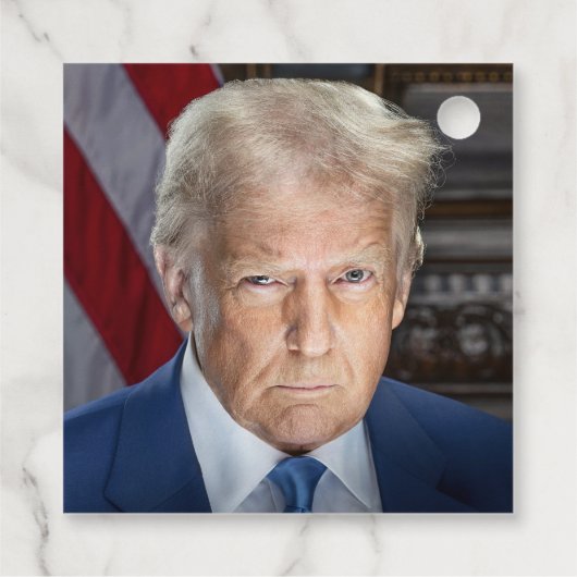 Donald Trump 2025 Amerikaans President Bedankjes Labels (Achterkant)