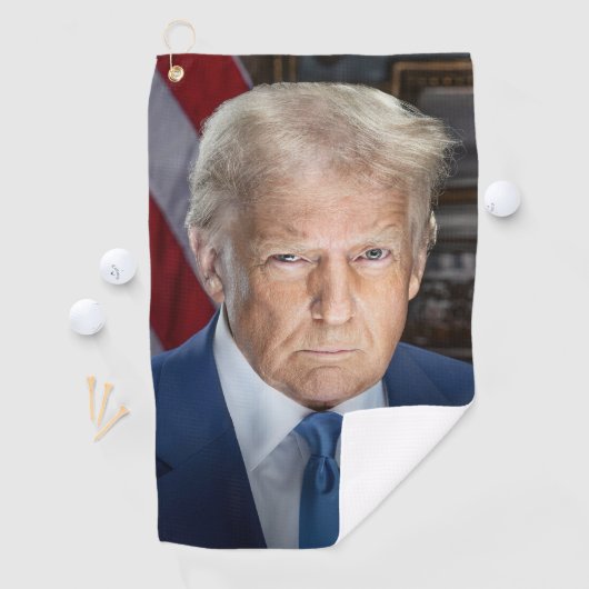 Donald Trump 2025 Amerikaans President Golfhanddoek (Insitu)