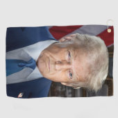 Donald Trump 2025 Amerikaans President Golfhanddoek (Horizontaal)
