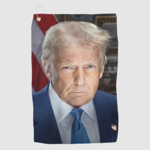 Donald Trump 2025 Amerikaans President Golfhanddoek