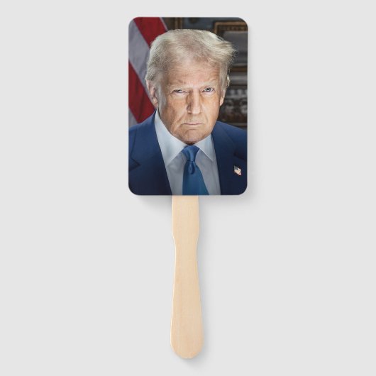 Donald Trump 2025 Amerikaans President Handwaaier (Achterkant)