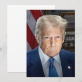 Donald Trump 2025 Amerikaans President Kaart (Voorkant / Achterkant)