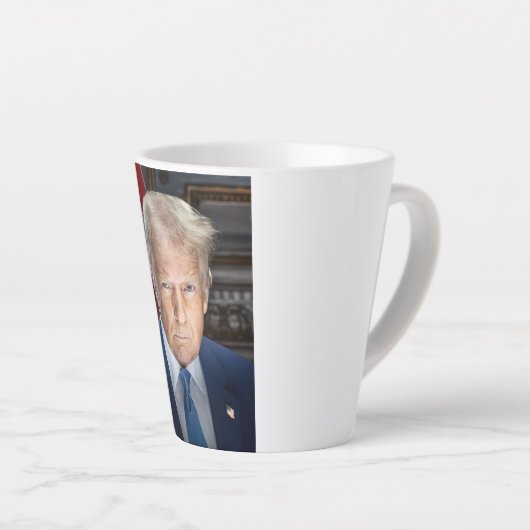 Donald Trump 2025 Amerikaans President Latte Mok (Rechterhoek)