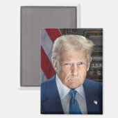 Donald Trump 2025 Amerikaans President Magneet (Voorkant / Achterkant)