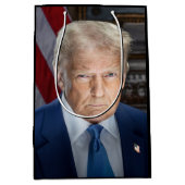 Donald Trump 2025 Amerikaans President Medium Cadeauzakje (Voorkant)