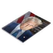 Donald Trump 2025 Amerikaans President Notitieboek (Linkerzijde)