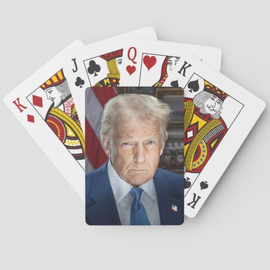 Donald Trump 2025 Amerikaans President Pokerkaarten (Achterkant)