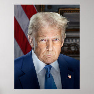Donald Trump 2025 Amerikaans President Poster