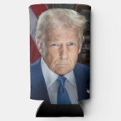 Donald Trump 2025 Amerikaans President Seltzer Blikjeskoeler (Achterkant)