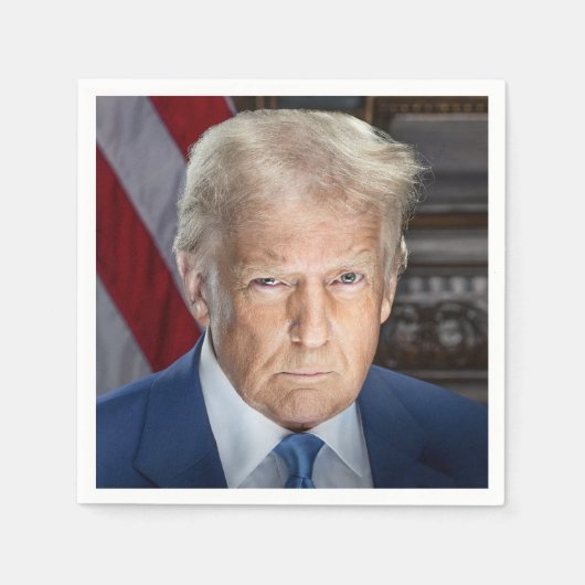 Donald Trump 2025 Amerikaans President Servet (Voorkant)