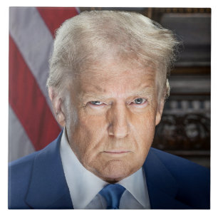 Donald Trump 2025 Amerikaans President Tegeltje