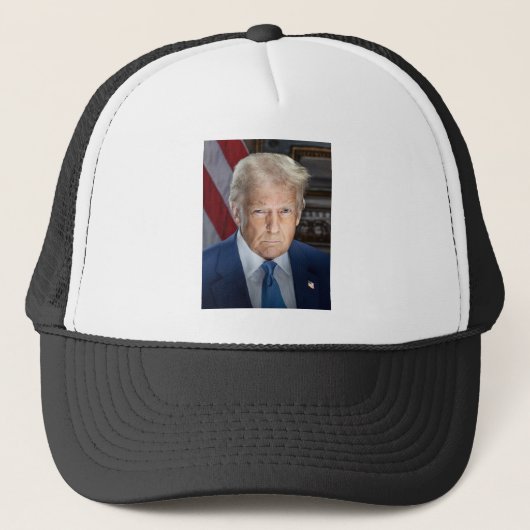 Donald Trump 2025 Amerikaans President Trucker Pet (Voorkant)