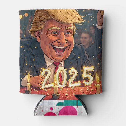 Donald Trump 2025 Blikjeskoeler (Voorkant)