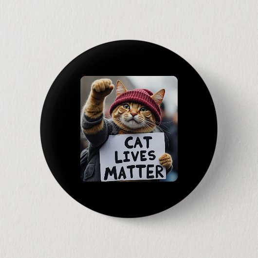 Donald Trump 2025 Cats Live Probleem Ronde Button 5,7 Cm (Voorkant)