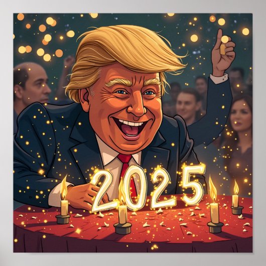 Donald Trump 2025 Poster (Voorkant)