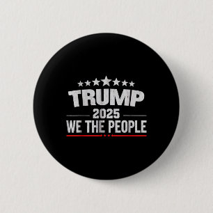 Donald Trump 2025 Wij de mensen 4 juli Electi Ronde Button 5,7 Cm