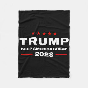 Donald Trump 2028 houdt grote Amerikaanse verkiezi Fleece Deken