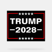 Donald Trump 2028 President Acryl Bord (Voorkant)