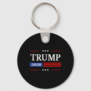 Donald Trump 2028 President Amerikaanse vlag Pro T Sleutelhanger
