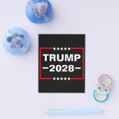 Donald Trump 2028 President Flyer (Enkel)