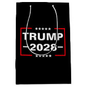 Donald Trump 2028 President Medium Cadeauzakje (Voorkant)