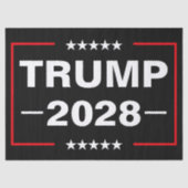 Donald Trump 2028 President Tissuepapier (Voorkant)