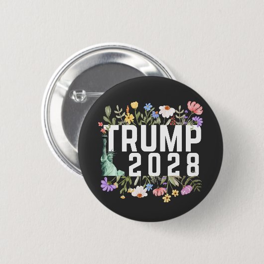 Donald Trump 2028 Ronde Button 5,7 Cm (Voorkant /achterkant)