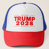Donald Trump 2028 Trucker Pet (Voorkant)