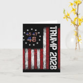 Donald Trump 2028 Trump 45 47 48e President Ameri Kaart (Gele Bloem)