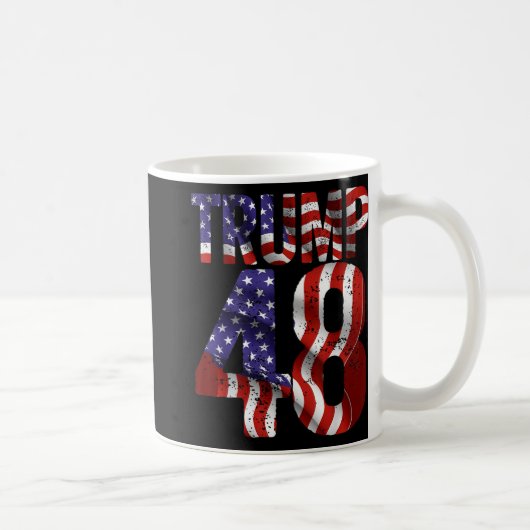 Donald Trump 2028 Trump 45 47 48e President Ameri Koffiemok (Rechts)