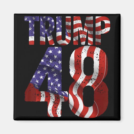 Donald Trump 2028 Trump 45 47 48e President Ameri Magneet (Voorkant)