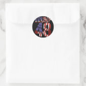 Donald Trump 2028 Trump 45 47 48e President Ameri Ronde Sticker (Tas)