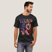 Donald Trump 2028 Trump 45 47 48e President Ameri T-shirt (Voorkant volledig)
