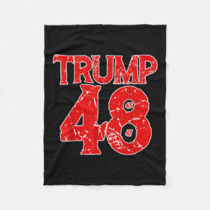 Donald Trump 2028 Trump 45e 47e 48e President Fleece Deken