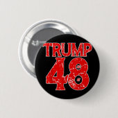 Donald Trump 2028 Trump 45e 47e 48e President Ronde Button 5,7 Cm (Voorkant /achterkant)