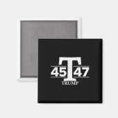 Donald Trump 45 47 45e 47e President Magneet (Voorkant / Achterkant)