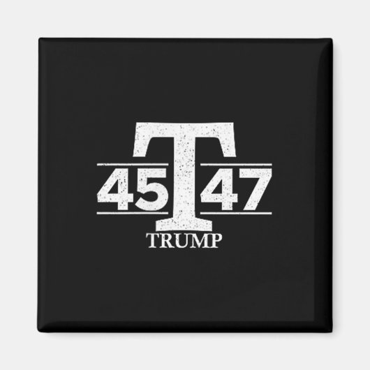 Donald Trump 45 47 45e 47e President Magneet (Voorkant)