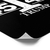 Donald Trump 45 47 45e 47e President Poster (Hoek)