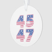 Donald Trump 45-47 Ornament (voorkant)