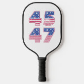 Donald Trump 45-47 Pickleball Paddle (Voorkant)