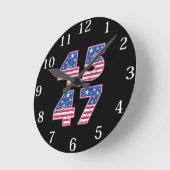 Donald Trump 45-47 Ronde Klok (Hoek)