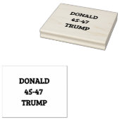Donald Trump 45-47 Rubberstempel (Gestempeld)