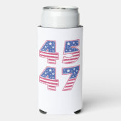 Donald Trump 45-47 Seltzer Blikjeskoeler (Seltzer Achterkant)