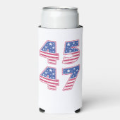 Donald Trump 45-47 Seltzer Blikjeskoeler (Seltzer Voorkant)