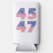 Donald Trump 45-47 Seltzer Blikjeskoeler (Achterkant)