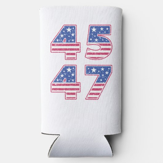 Donald Trump 45-47 Seltzer Blikjeskoeler (Achterkant)