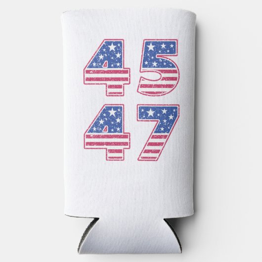 Donald Trump 45-47 Seltzer Blikjeskoeler (Voorkant)