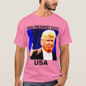 Donald Trump 45e President, Adidas T-shirts (Voorkant)